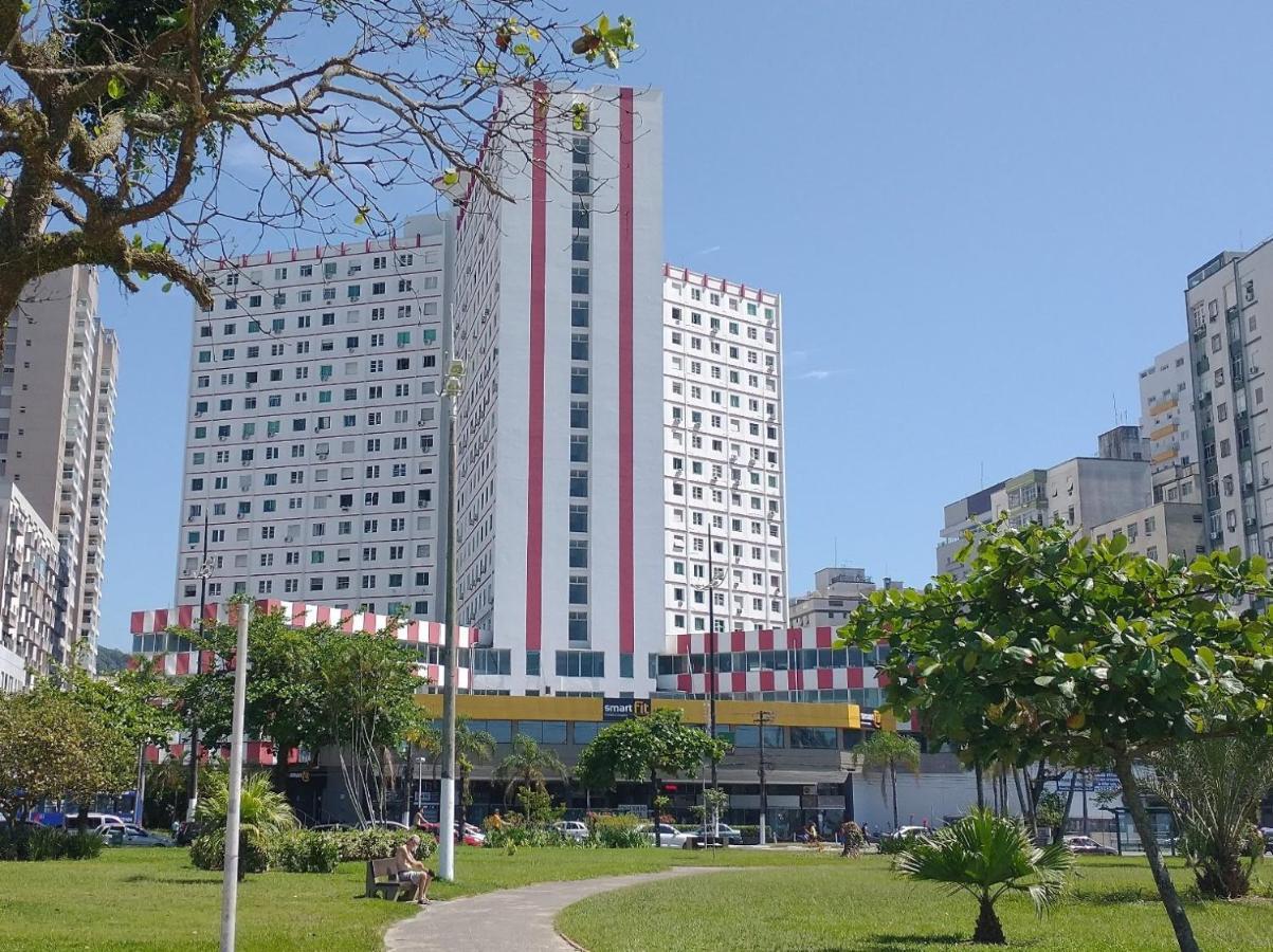 Apto Em Santos, Condominio Frente Ao Mar, Garagem, Internet 250Mb, Wifi E Netflix Gratis, Smart Tv, 1 Dorm Сантос Экстерьер фото